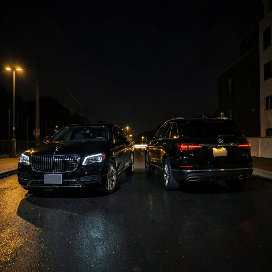 Executive sedan and luxury SUV black car service Minneapolis MN